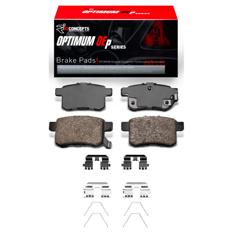 Acura TSX Brake Pads - Rear - R1 Concepts - Optimum OE - `08-`17